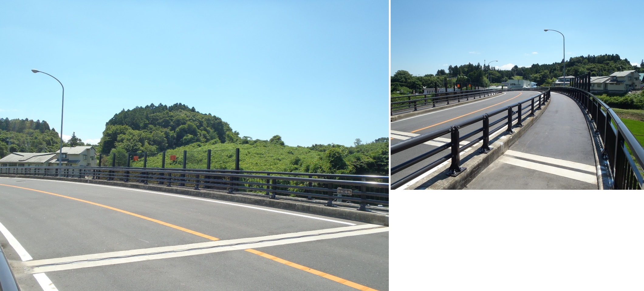 新田こ線橋補修工事　高欄、落下物防止柵